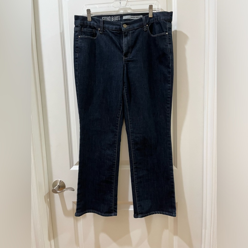 DKNY Soho Boot Crop Jeans. Size 12P x 27